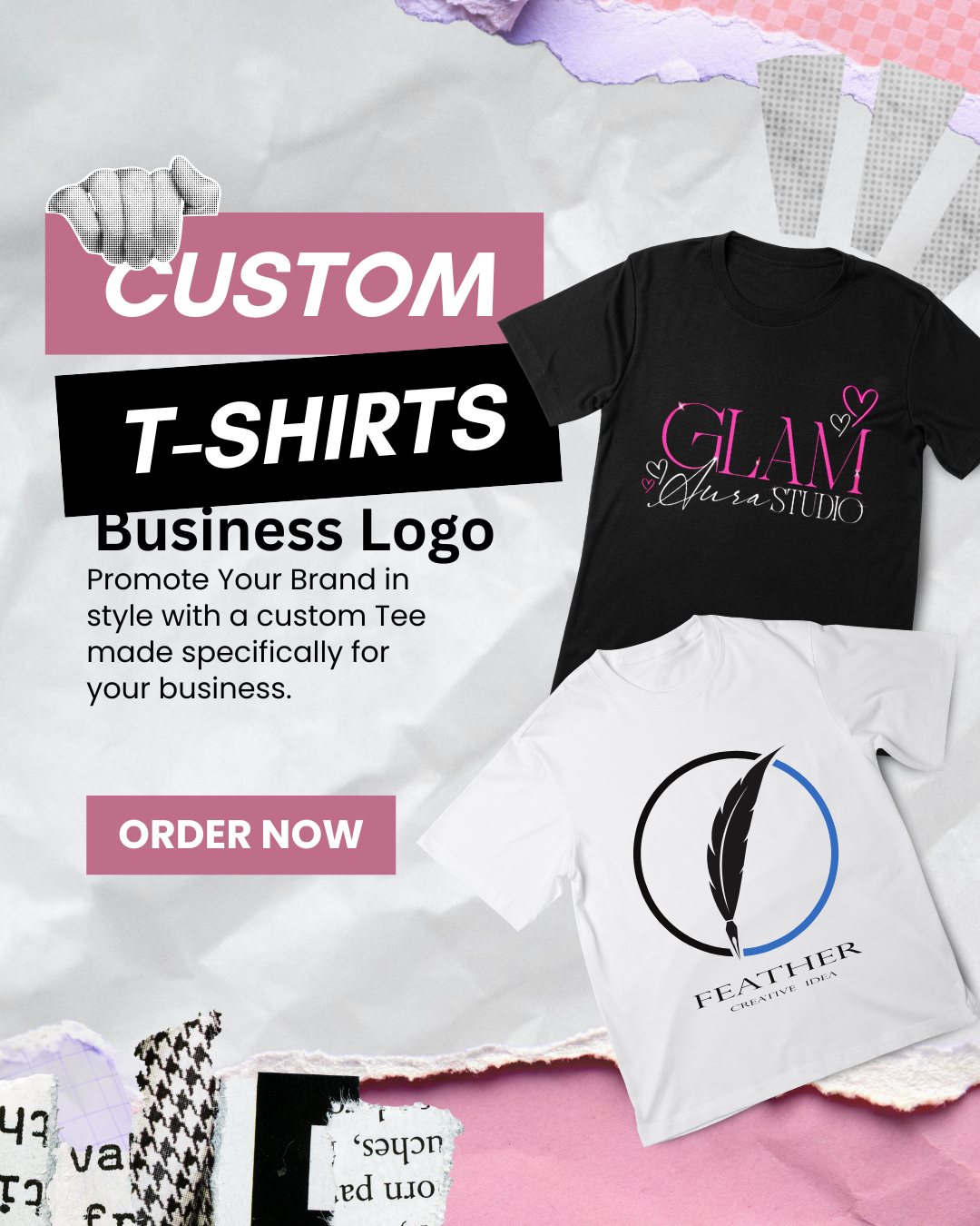 Custom Small Business Shirt | Business Logo Tee