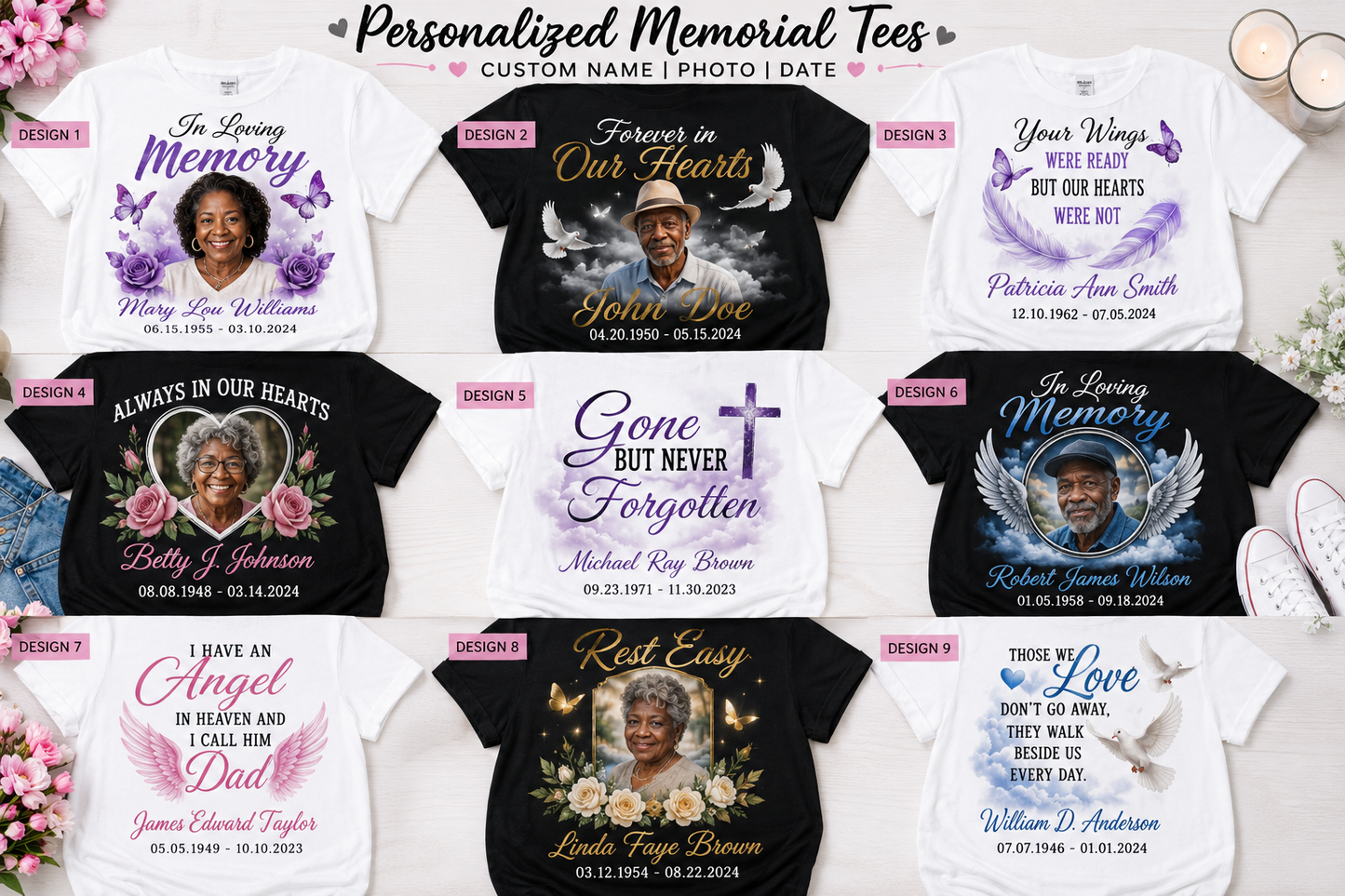 Customized Memorial Tee