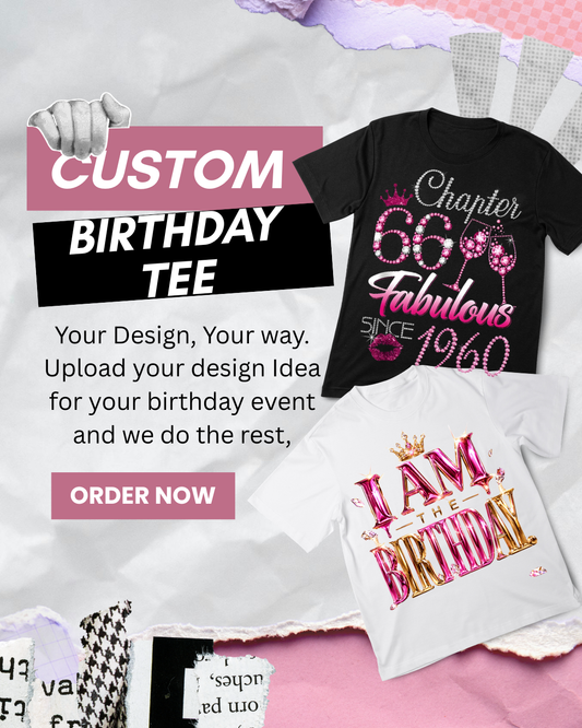 Custom Birthday Shirt | Personalized Birthday Tee